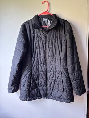 Columbia Packable Thinsulate Charcoal Black Women's Jacket